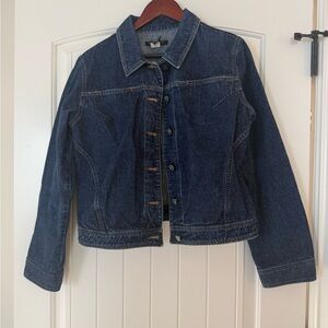 Kenneth Cole Reaction Dark Blue Jean Jacket